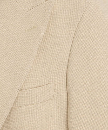Italian Linen-Cotton Madison Jacket - Birch