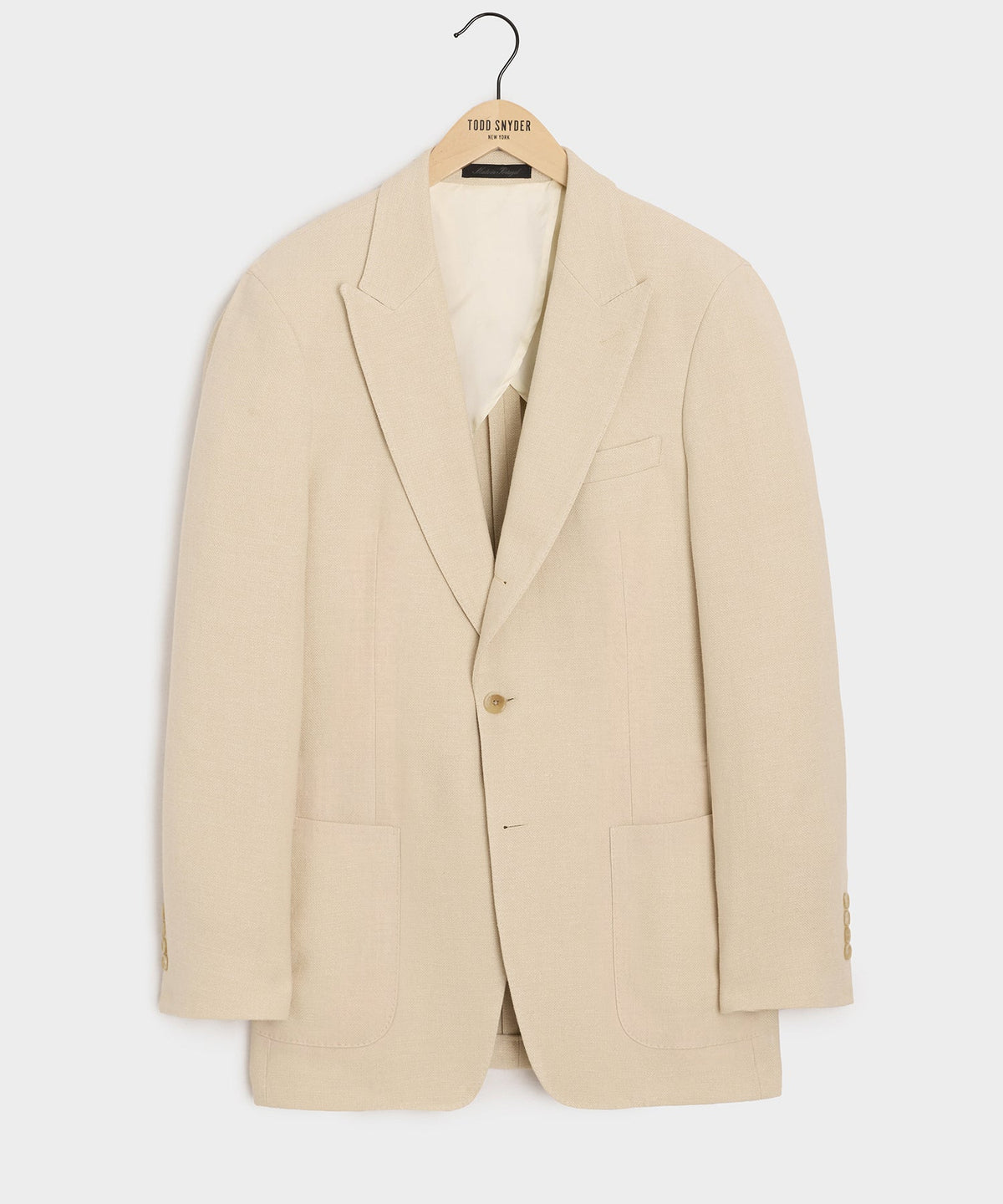 Italian Linen-Cotton Madison Jacket - Birch