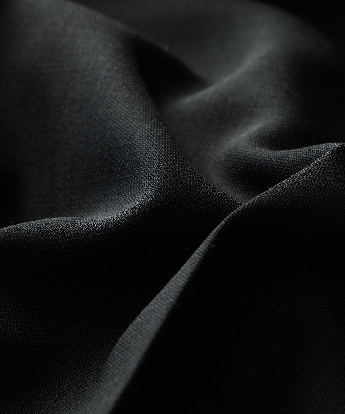 Italian Wool Flare Trouser - Black