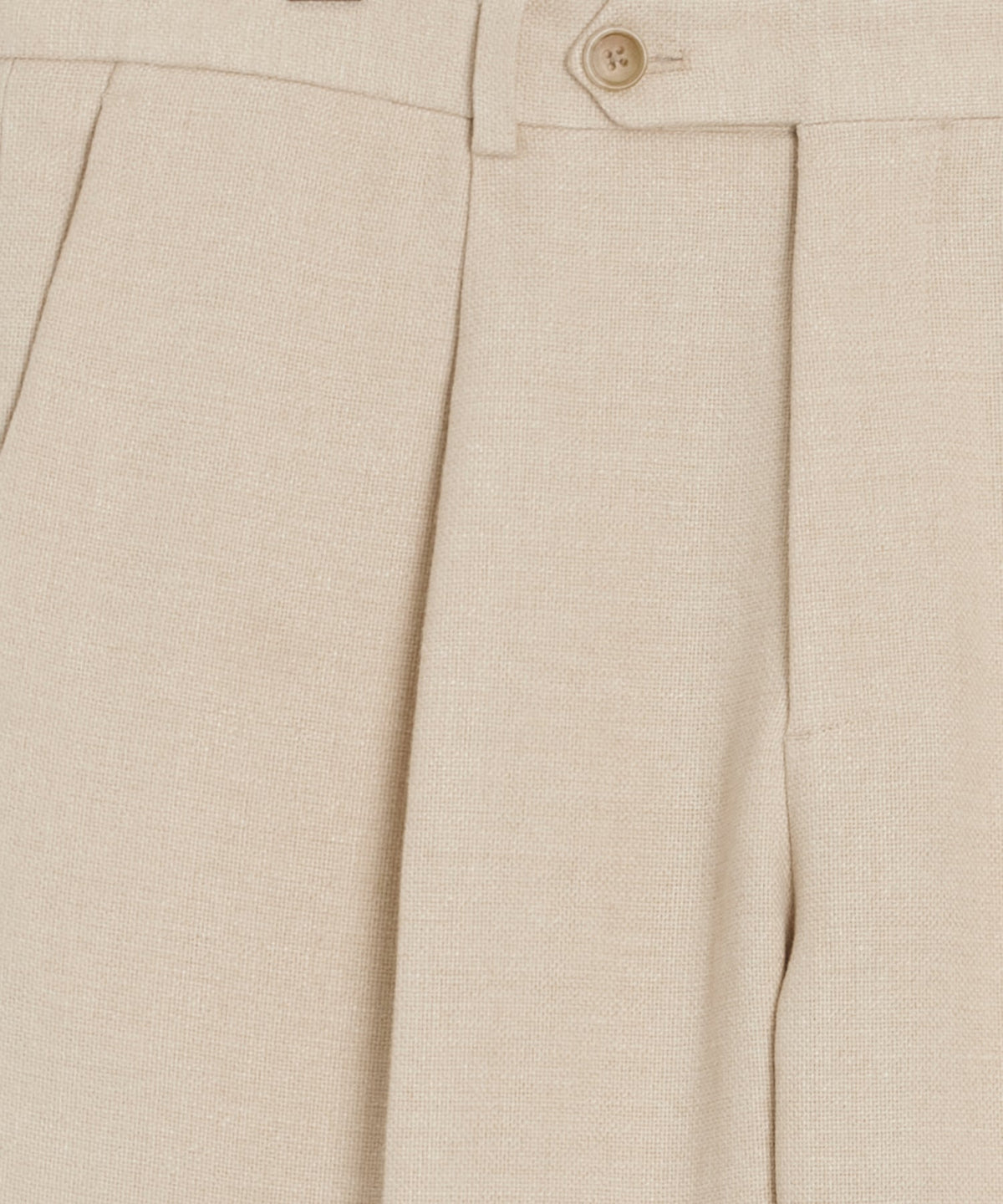 Italian Linen-Cotton Madison Trouser - Birch