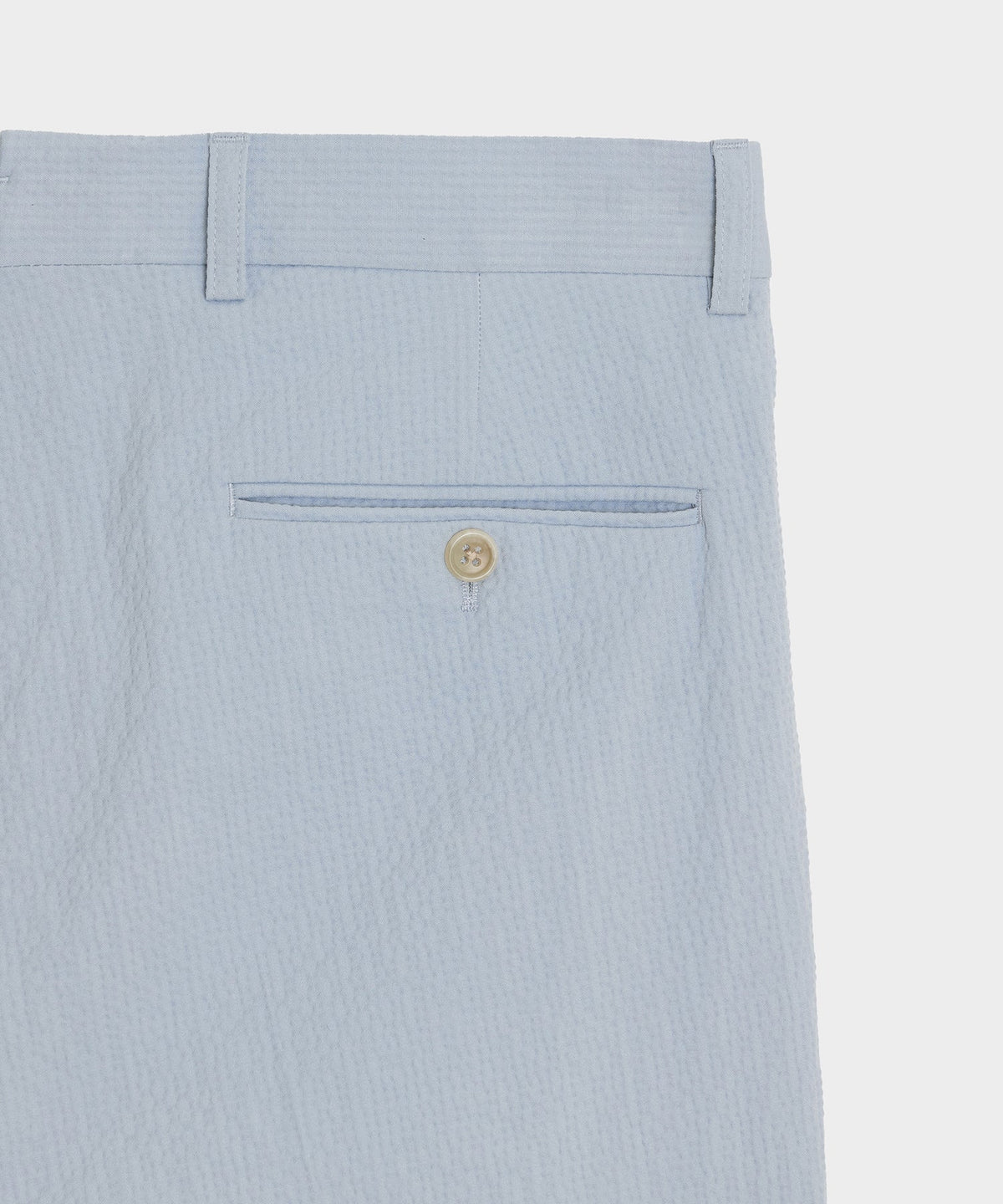 Italian Seersucker Madison Trouser - Light Blue