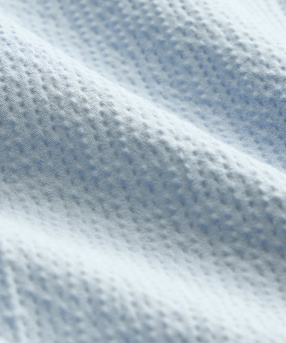 Italian Seersucker Madison Trouser - Light Blue