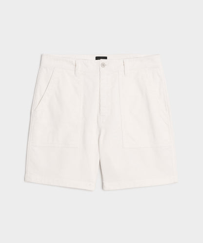7" Corduroy Camp Short - Bisque
