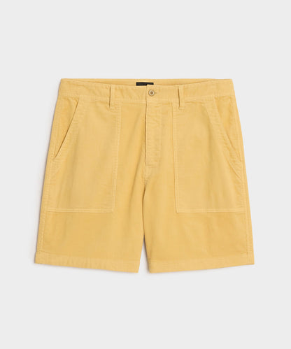 7" Corduroy Camp Short - Craspedia