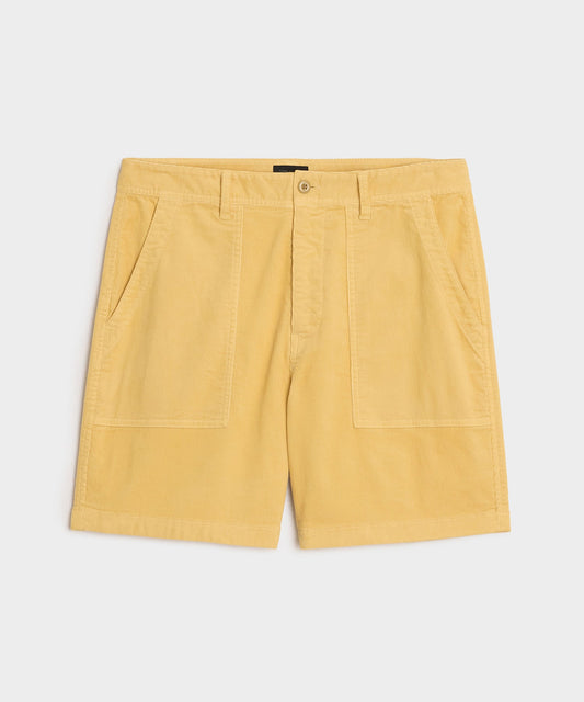 7" Corduroy Camp Short - Craspedia