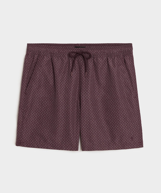 5" Montauk Swim Trunk - Merlot