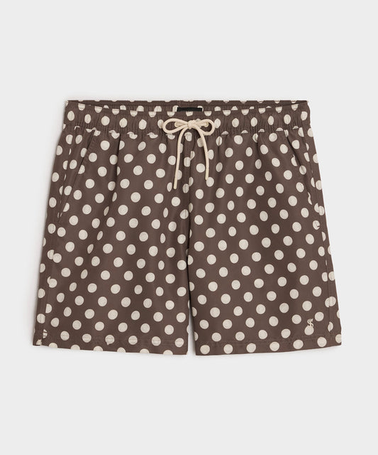 5" Montauk Swim Trunk - Brown