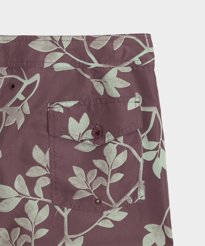 7" Boardshort - Burgundy