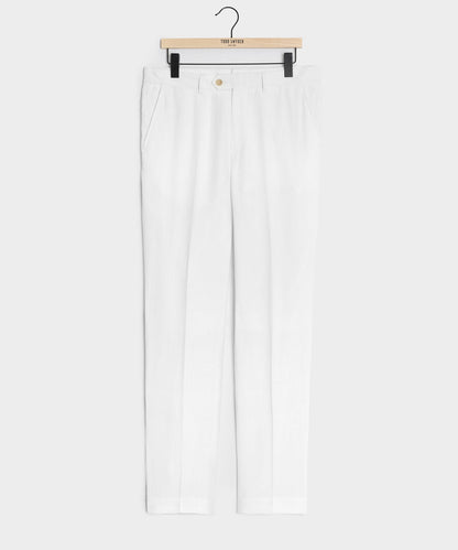 Italian Linen Sutton Trouser - White