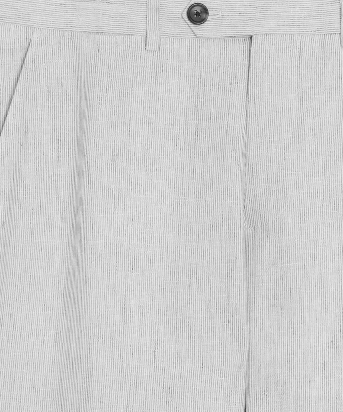 Italian Linen Sutton Trouser - Light Grey