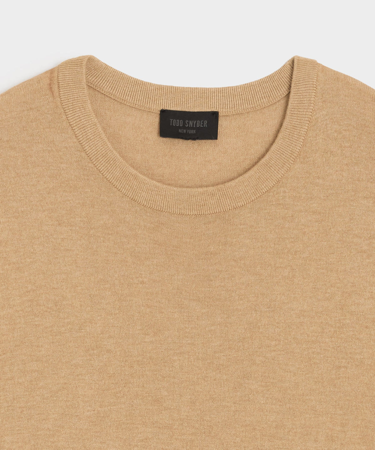 Silk-Cashmere Sweater Tee - Beach Walk