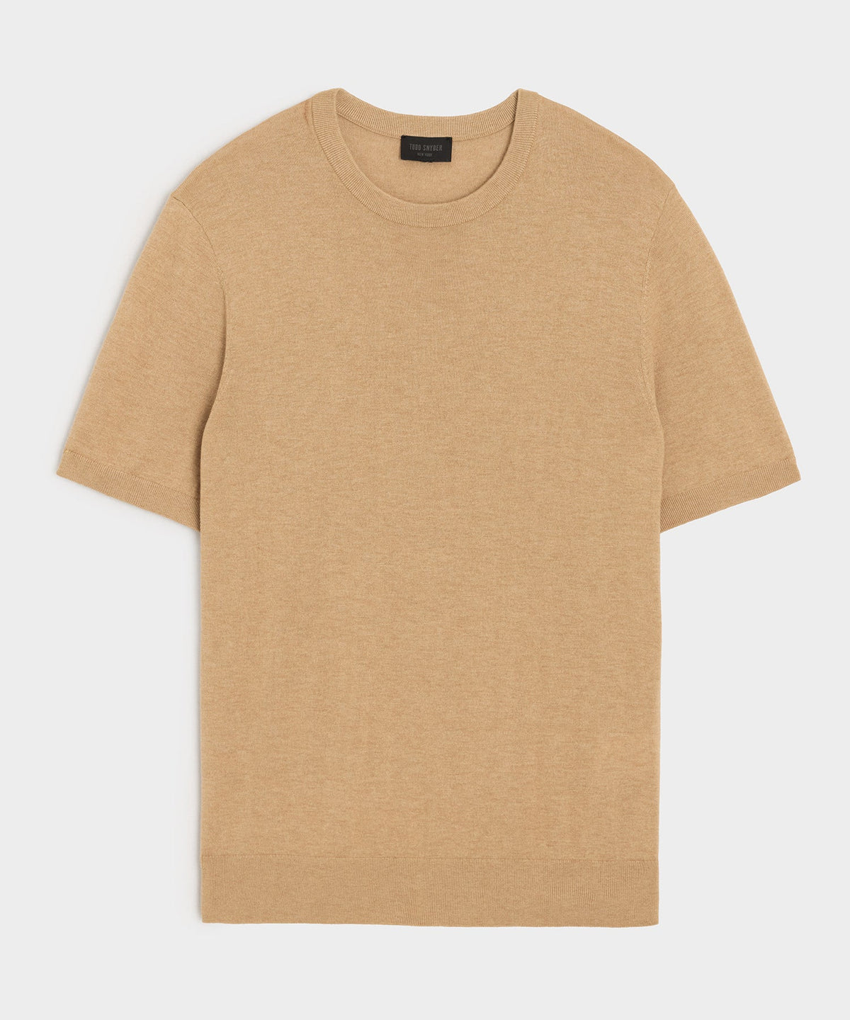 Silk-Cashmere Sweater Tee - Beach Walk