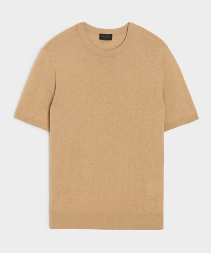 Silk-Cashmere Sweater Tee - Beach Walk