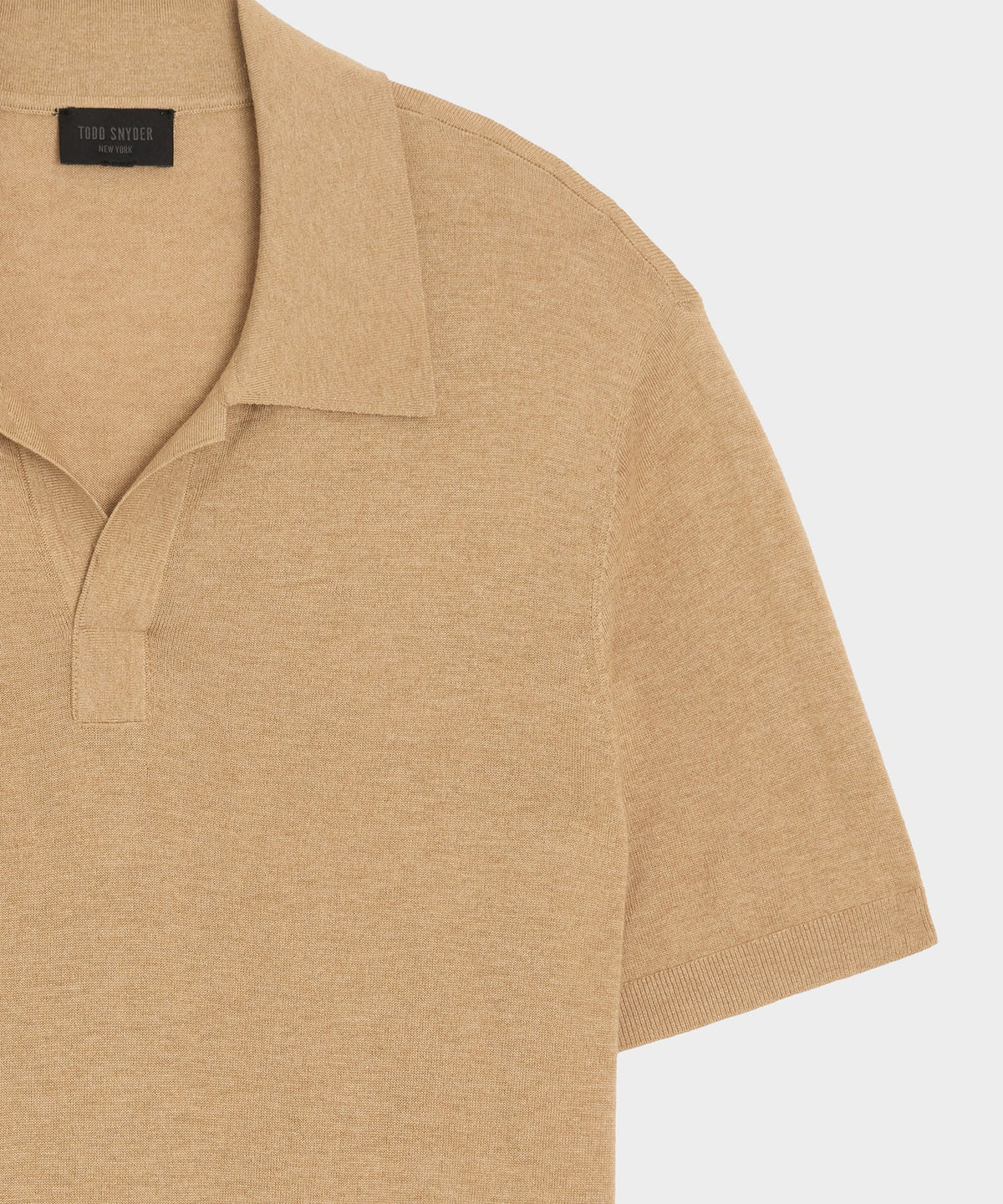 Silk-Cashmere Montauk Sweater Polo - Beach Walk