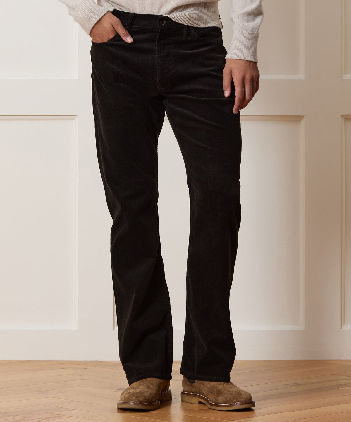 Western 5-Pocket Corduroy Pant - Caviar