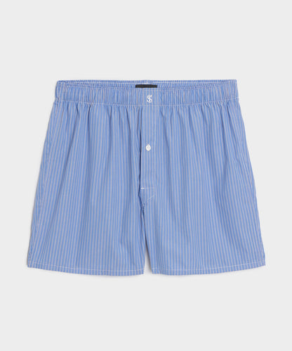 Portuguese Cotton Boxers - Blue Regatta