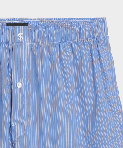 Portuguese Cotton Boxers - Blue Regatta