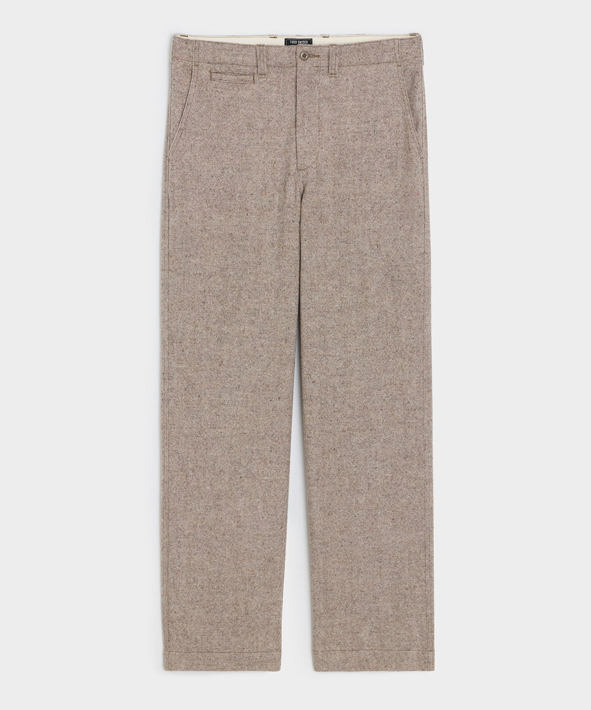 Relaxed Donegal Trouser - Light Brown