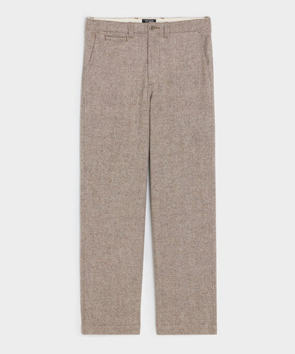 Relaxed Donegal Trouser - Light Brown