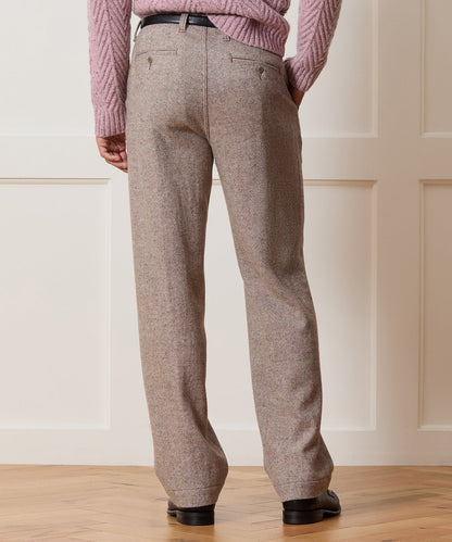 Relaxed Donegal Trouser - Light Brown