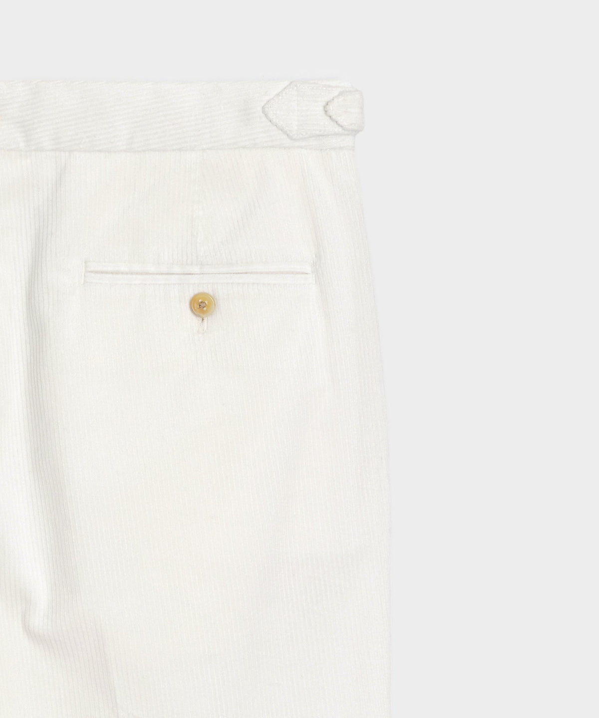 Italian Corduroy Side Tab Trouser - Birch
