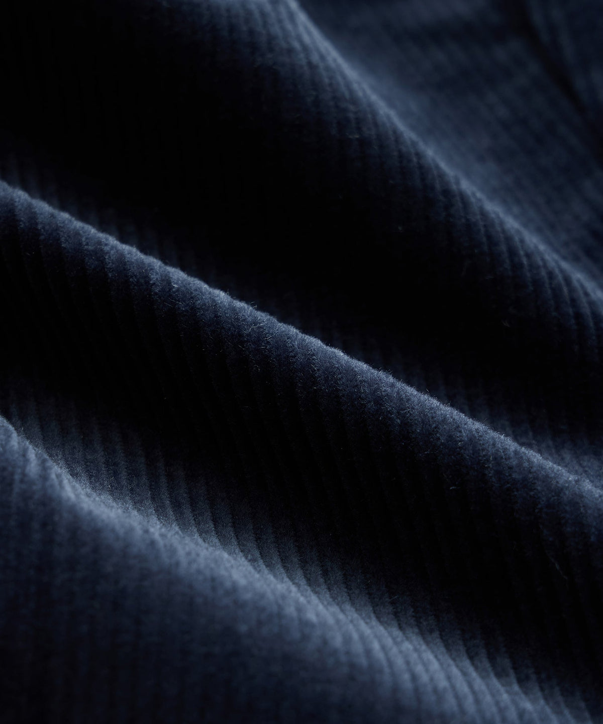 Italian Corduroy Side Tab Trouser - Navy