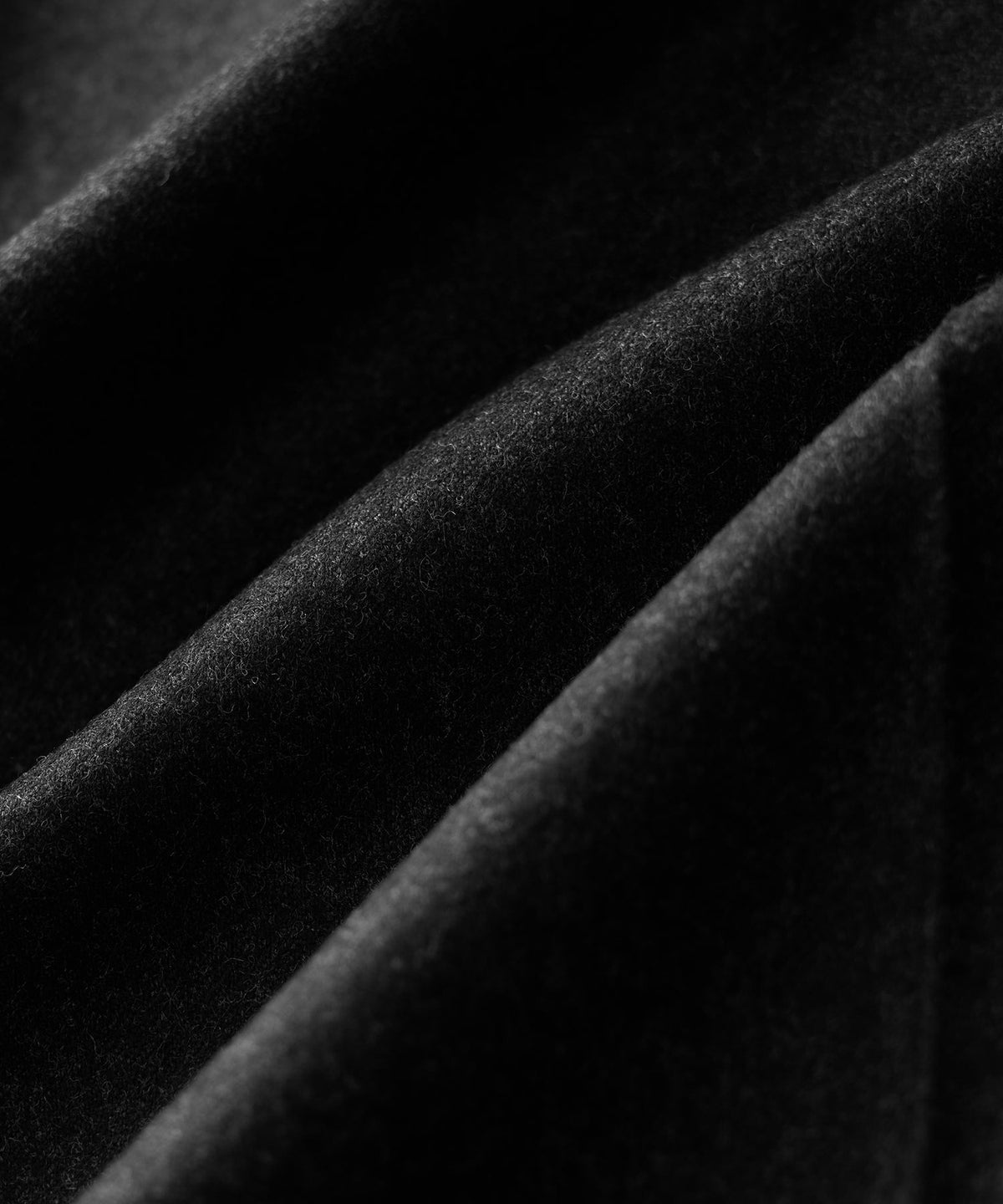 Italian Flannel Tuxedo Trouser - Charcoal