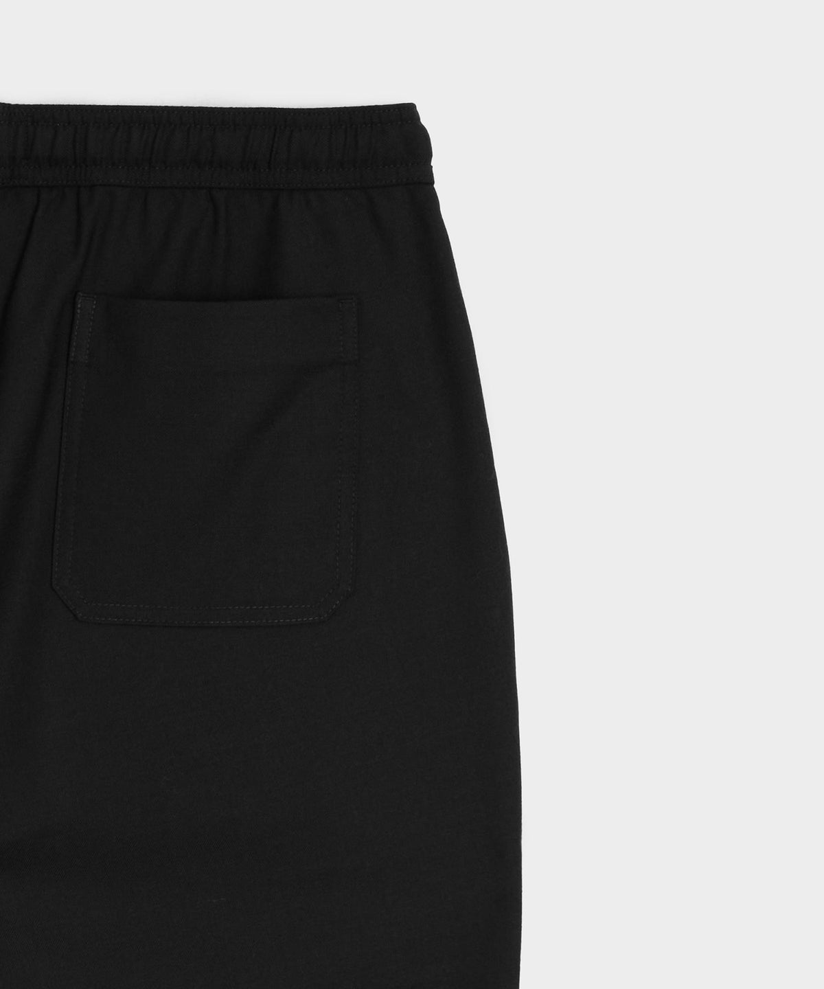 Wool Leisure Trouser - Black