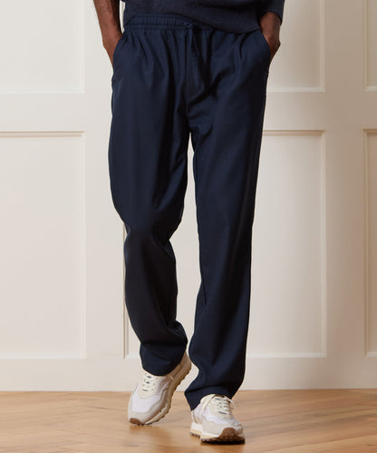 Wool Leisure Trouser - Navy