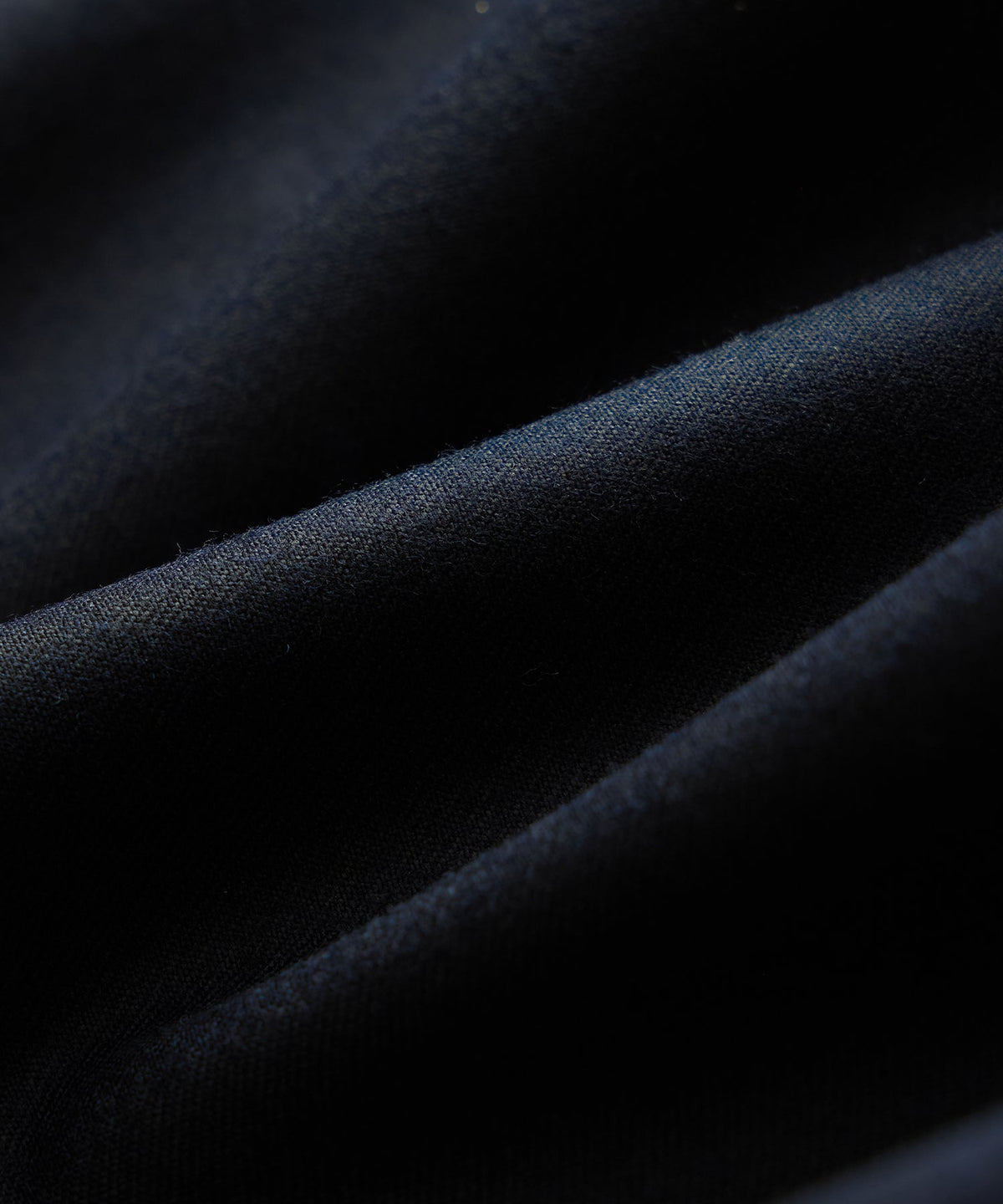 Italian Flannel Gurkha Trouser - Navy