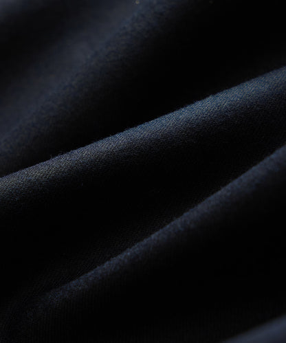Italian Flannel Gurkha Trouser - Navy
