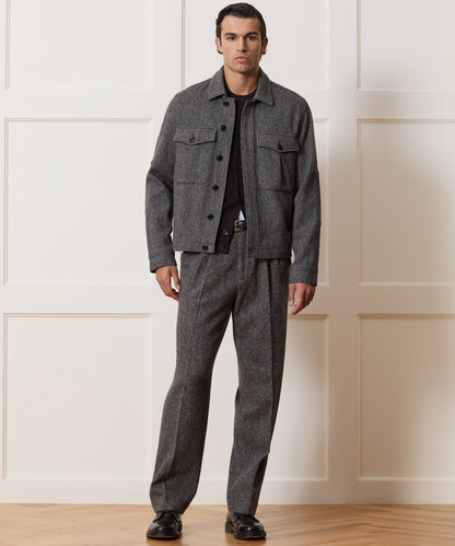 Donegal Military Overshirt - Charcoal