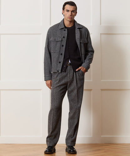 Donegal Military Overshirt - Charcoal