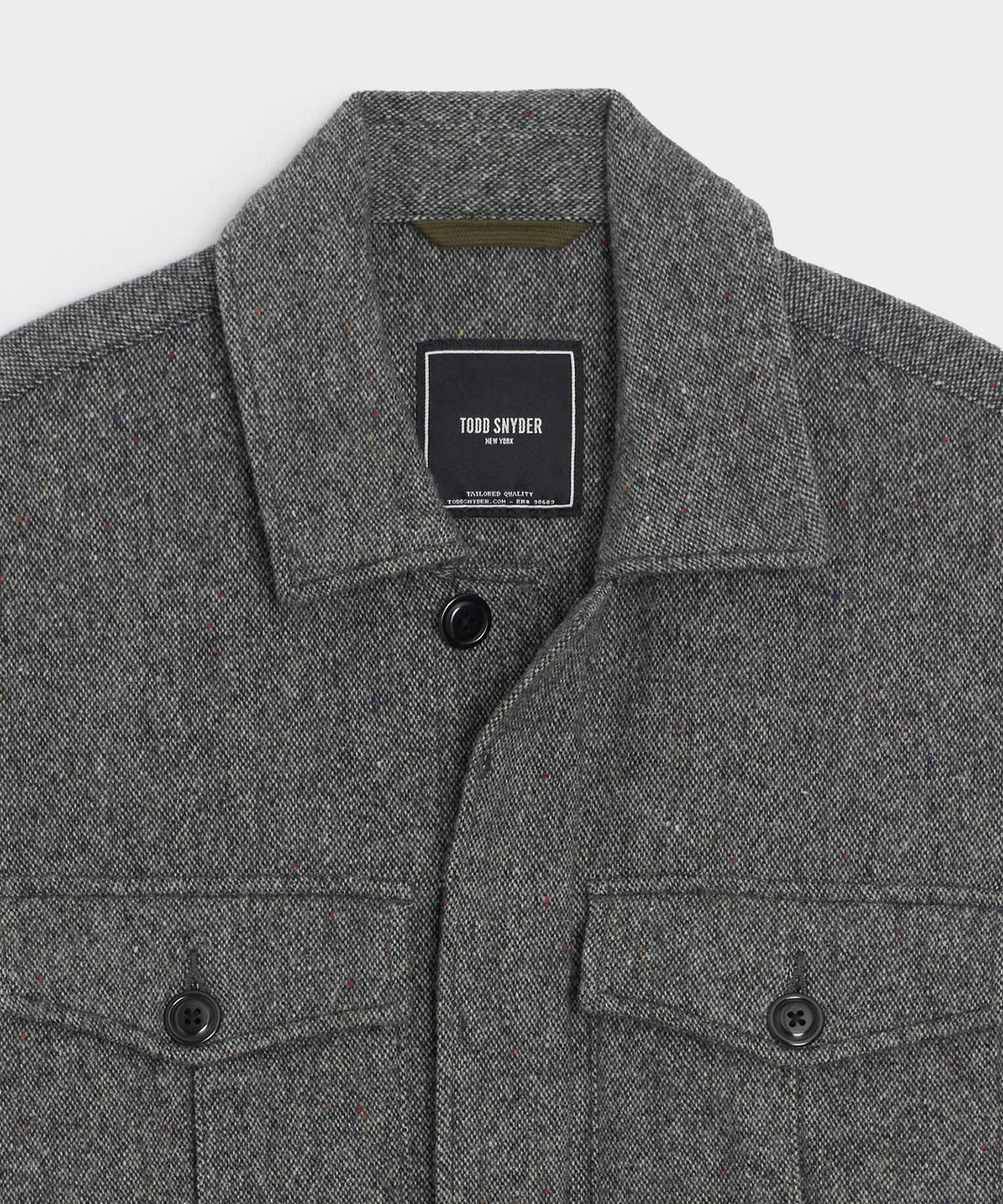 Donegal Military Overshirt - Charcoal