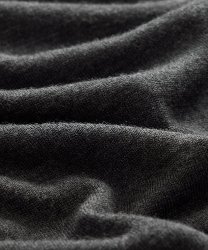 Merino V-Neck Sweater - Charcoal