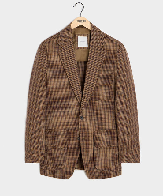 Italian Guncheck Upland Jacket - Orange