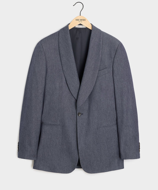Italian Cashmere Dayshawl Jacket - Indigo