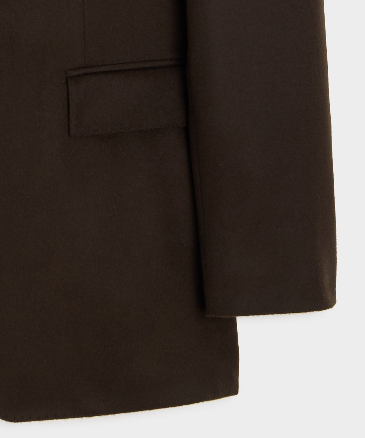 Italian Cashmere Wythe Jacket - Dark Brown
