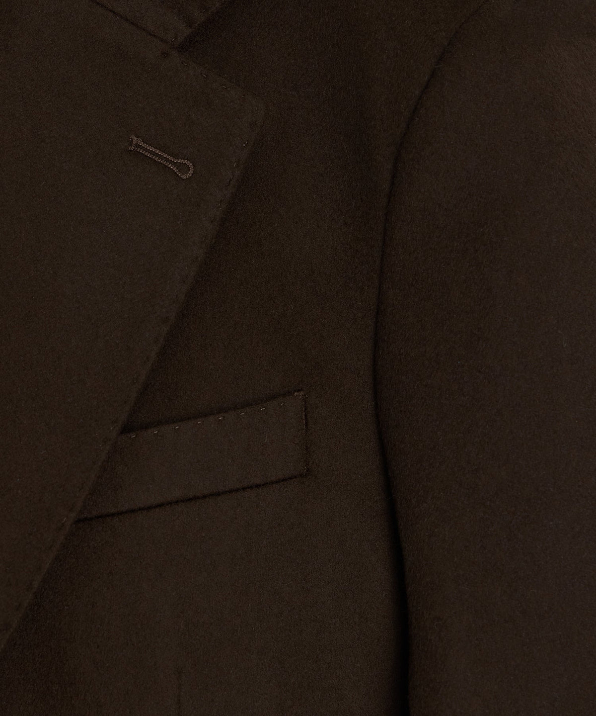 Italian Cashmere Wythe Jacket - Dark Brown