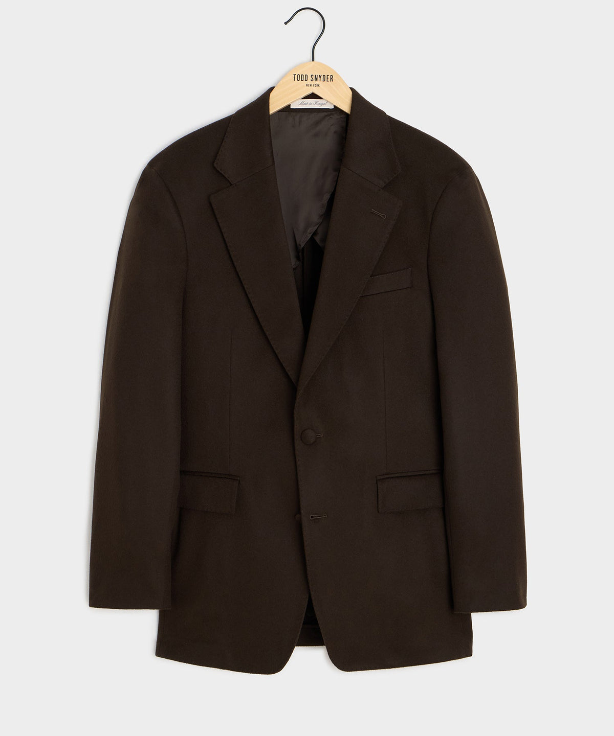 Italian Cashmere Wythe Jacket - Dark Brown