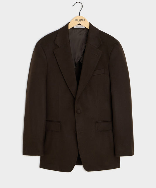 Italian Cashmere Wythe Jacket - Dark Brown