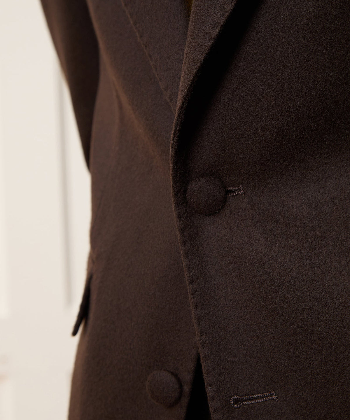 Italian Cashmere Wythe Jacket - Dark Brown