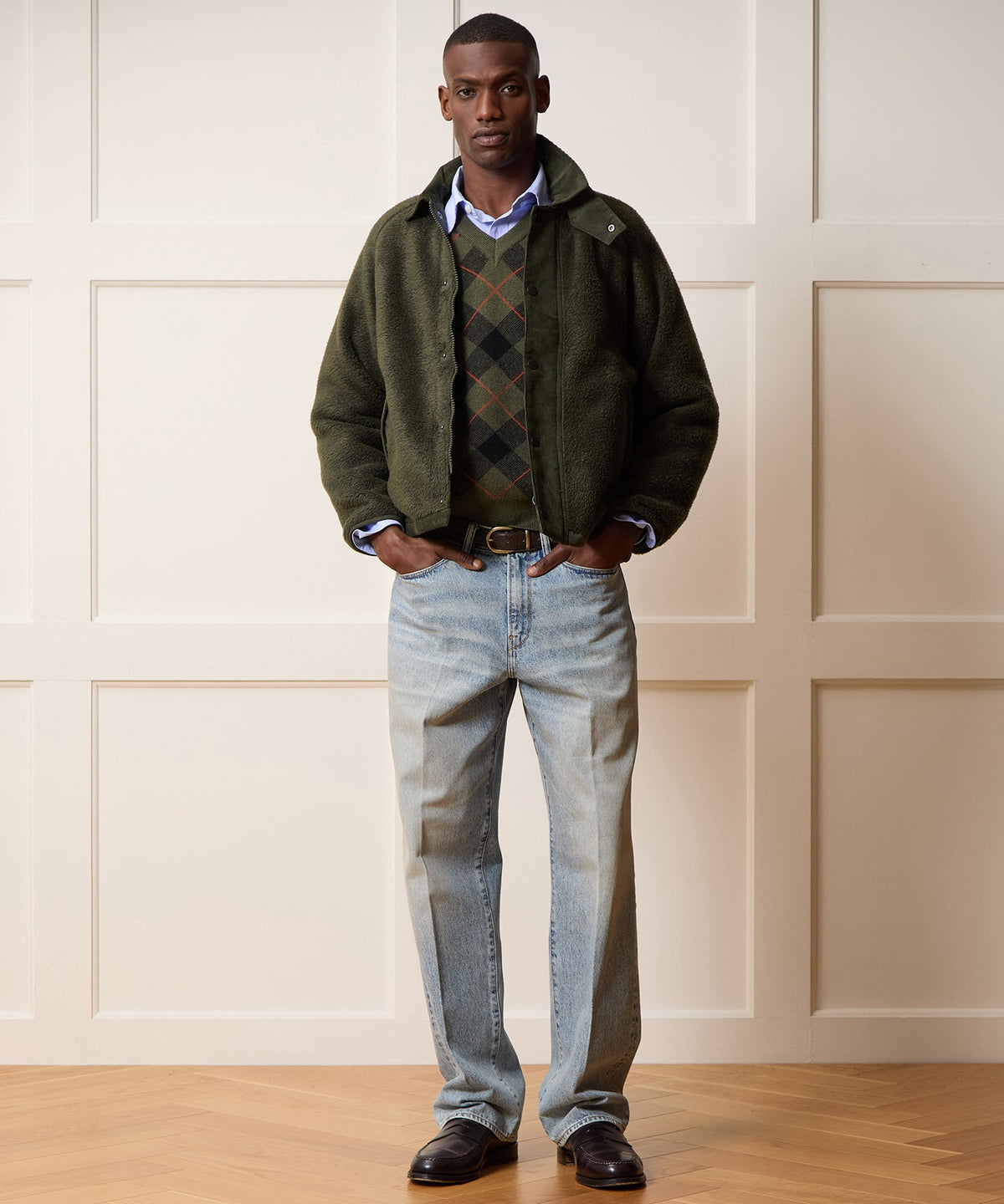 Barbour Fleece Transport Jacket - Sage