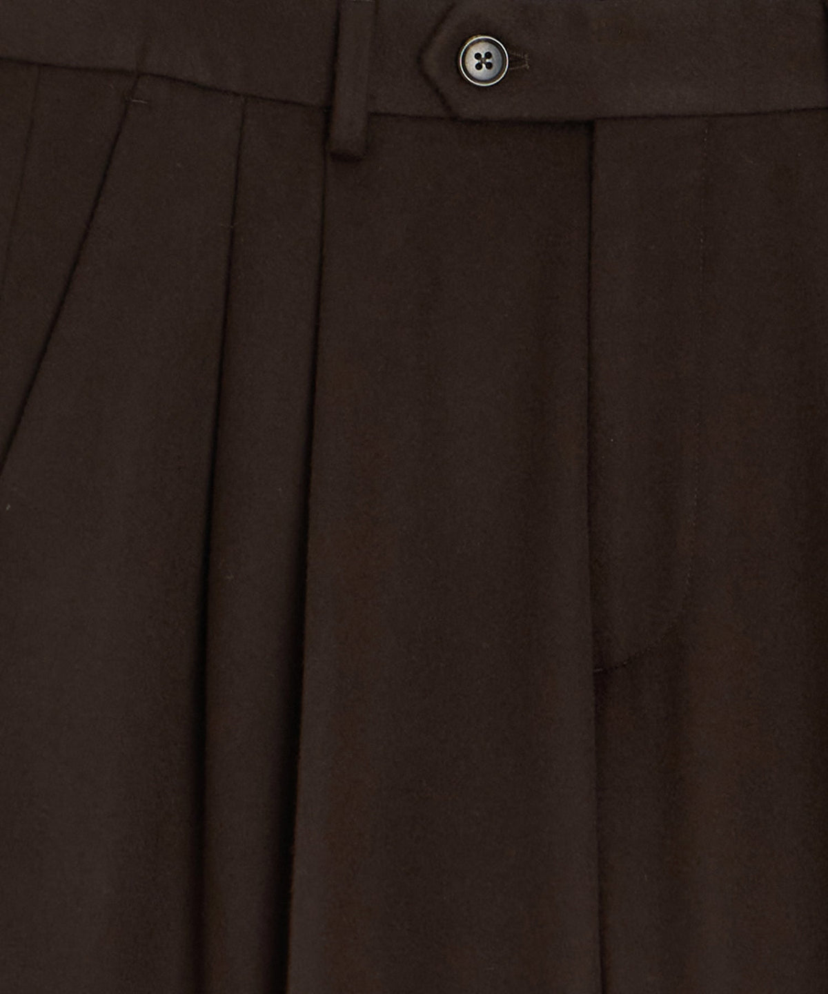 Italian Cashmere Wythe Trouser - Dark Brown