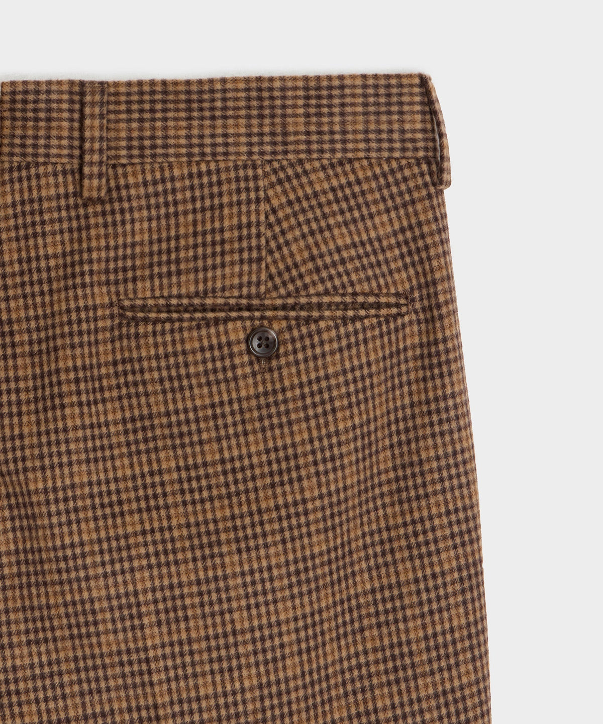 Italian Guncheck Wythe Trouser - Orange
