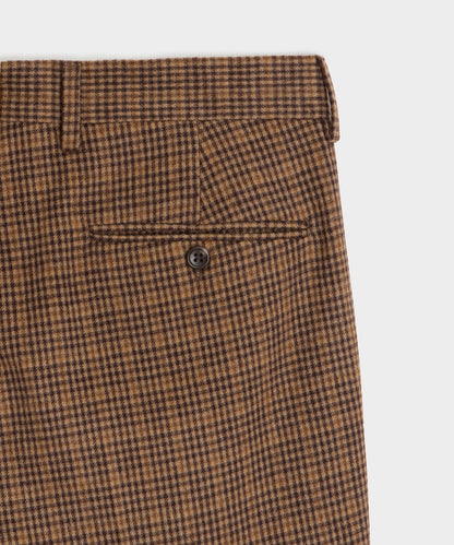 Italian Guncheck Wythe Trouser - Orange
