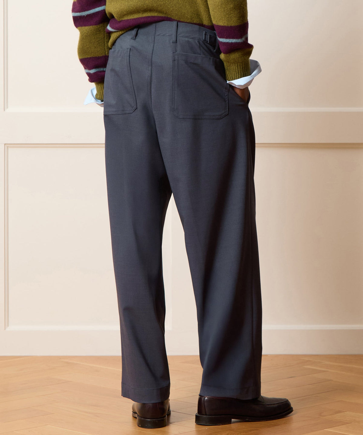 Italian Bedford Pant - Indigo