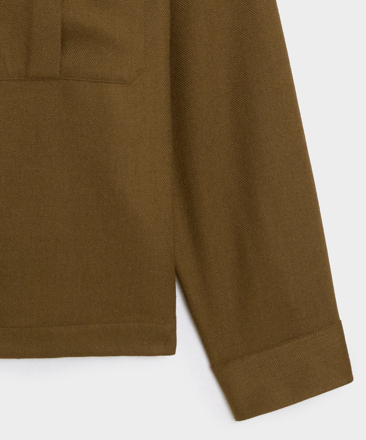 Italian Wool Overshirt - Bronze