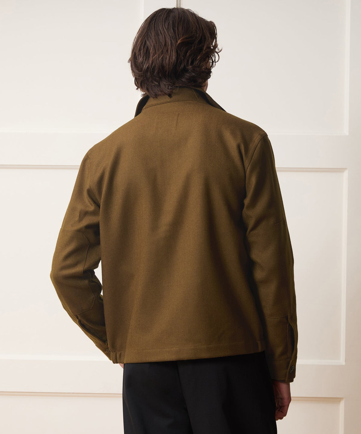 Italian Wool Overshirt - Bronze