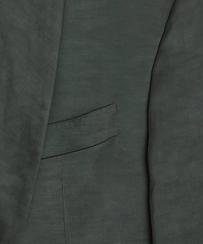 Italian Satin Dinner Jacket - Emerald Green